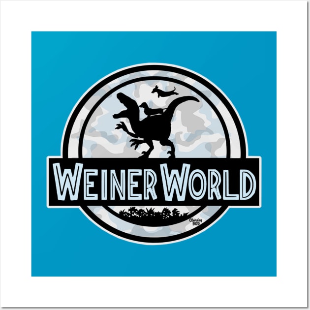 Weiner World Wall Art by PB&J Designs